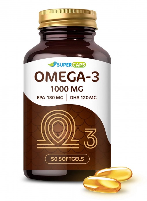 Пищевая добавка SuperCaps OMEGA-3 - 50 капсул (1000 мг) - SuperCaps - купить с доставкой в Новокуйбышевске