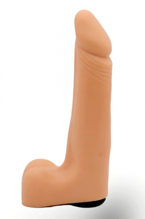 Реалистичный фаллоимитатор на трусиках с плугом - 18,5 см. - LOVETOY (А-Полимер) - купить с доставкой в Новокуйбышевске