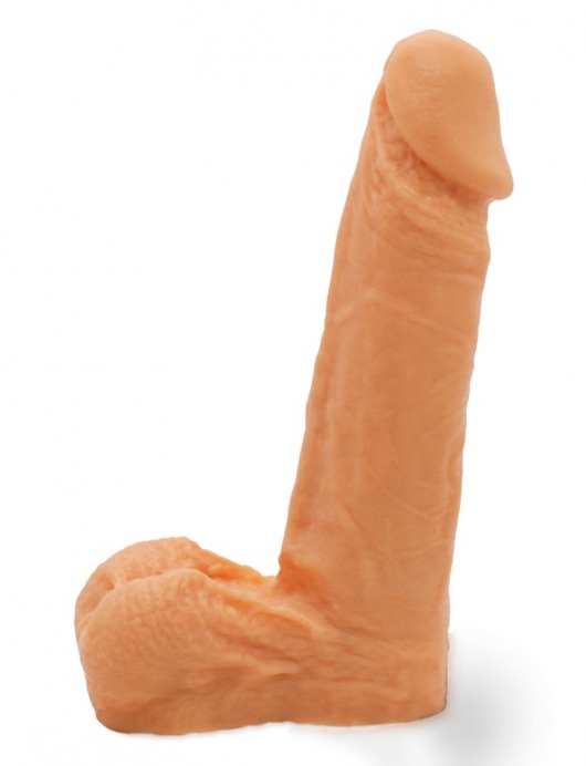 Реалистичный фаллоимитатор с мошонкой на трусиках Харнесс - 16,5 см. - LOVETOY (А-Полимер) - купить с доставкой в Новокуйбышевске