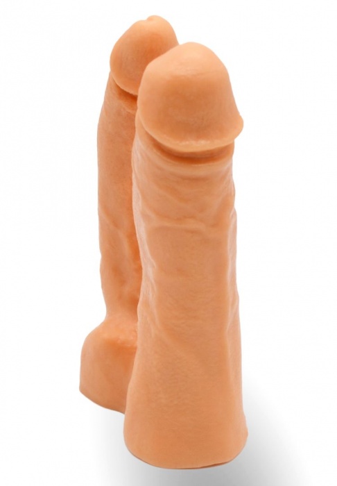 Двойной фаллоимитатор на трусиках с плугом - 15 см. - LOVETOY (А-Полимер) - купить с доставкой в Новокуйбышевске