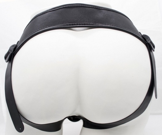 Двойной фаллоимитатор на трусиках с плугом - 15 см. - LOVETOY (А-Полимер) - купить с доставкой в Новокуйбышевске