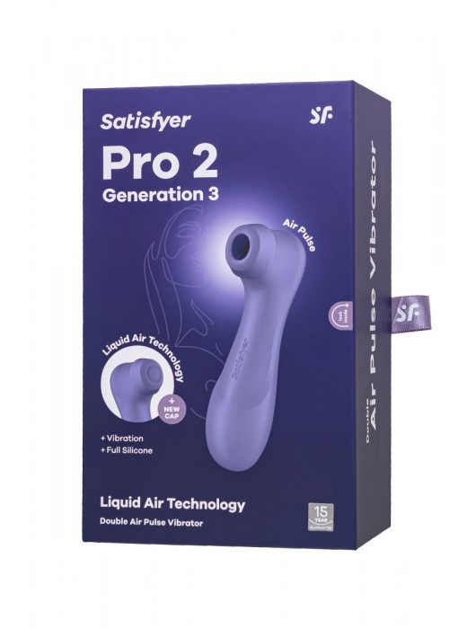 Сиреневый вакуумный стимулятор клитора Satisfyer Pro 2 Generation 3 - Satisfyer