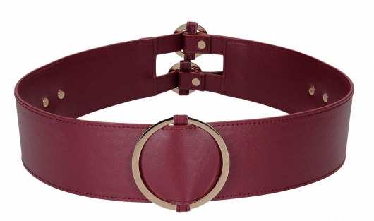 Бордовый ремень Halo Waist Belt - размер L-XL - Shots Media BV - купить с доставкой в Новокуйбышевске