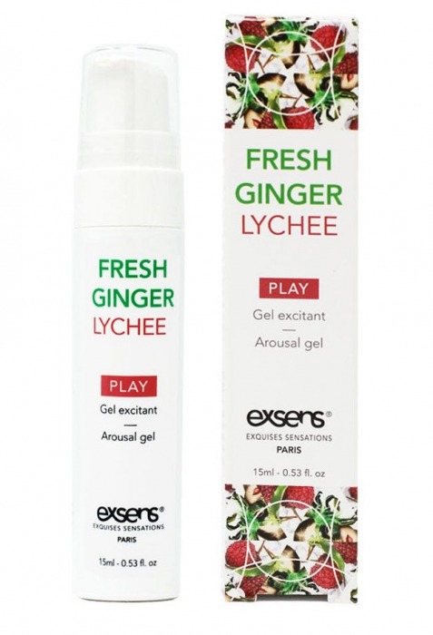 Возбуждающий гель Fresh Ginger Lychee Arousal Gel - 15 мл. - Exsens - купить с доставкой в Новокуйбышевске