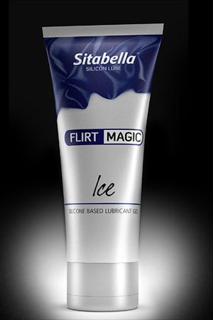 Силиконовая гель-смазка FLIRT MAGIC Ice с лёгким пролонгирующим эффектом - 75 мл. - Sitabella - купить с доставкой в Новокуйбышевске