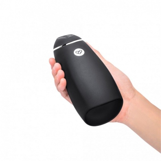 Черный перезаряжаемый мастурбатор для мужчин Pink Vibe - Pink Vibe - в Новокуйбышевске купить с доставкой