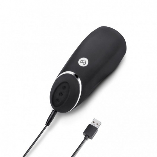 Черный перезаряжаемый мастурбатор для мужчин Pink Vibe - Pink Vibe - в Новокуйбышевске купить с доставкой