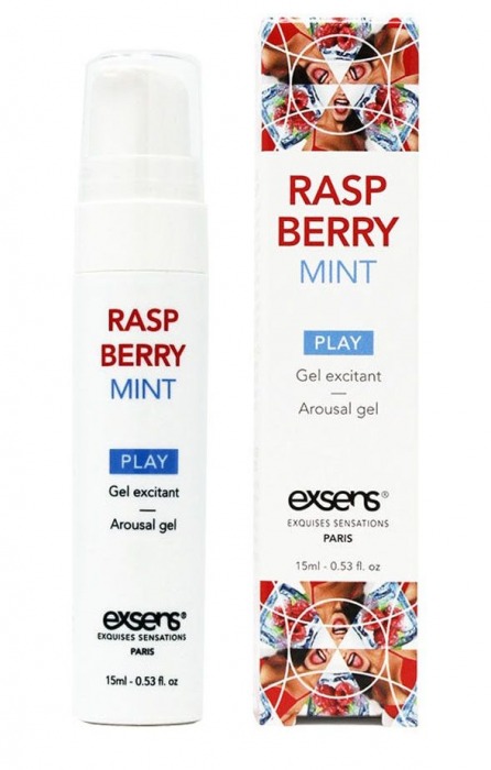 Возбуждающий гель Raspberry Mint с ароматом малины и мяты - 15 мл. - Exsens - купить с доставкой в Новокуйбышевске