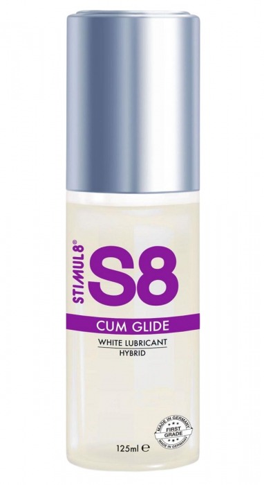 Гибридный лубрикант S8 Hybrid Cum Glide с консистенцией спермы - 125 мл. - Stimul8 - купить с доставкой в Новокуйбышевске