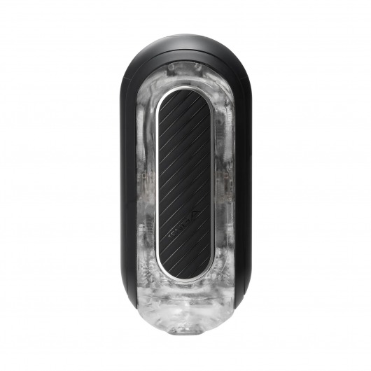 Черный мастурбатор Tenga Flip Zero Gravity с вибрацией - Tenga - в Новокуйбышевске купить с доставкой