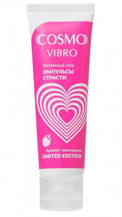 Возбуждающий гель на водно-силиконовой основе Cosmo Vibro с ароматом земляники - 50 гр. - Биоритм - купить с доставкой в Новокуйбышевске