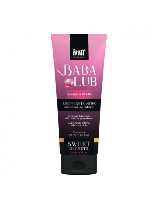 Лубрикант на водной основе Babalub с ароматом жвачки - 50 мл. - INTT - купить с доставкой в Новокуйбышевске