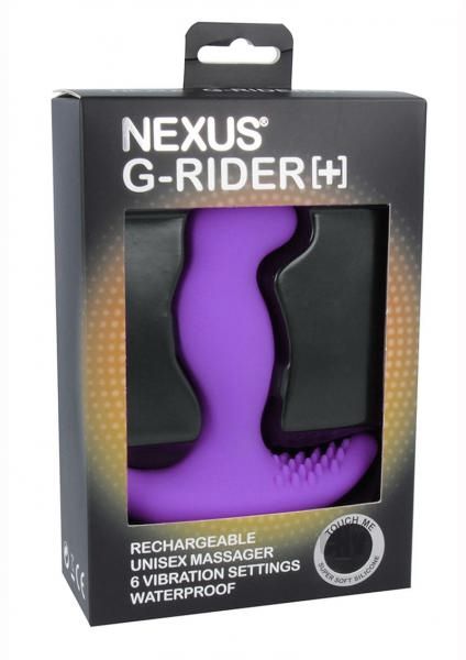 Фиолетовый вибромассажер простаты Nexus G-Rider+ - 12,6 см. - Nexus Range - в Новокуйбышевске купить с доставкой