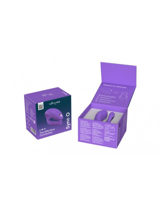 Фиолетовый вибратор для пар We-Vibe Sync O - We-vibe