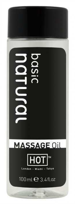 Массажное масло для тела Natural Basic - 100 мл. - HOT - купить с доставкой в Новокуйбышевске