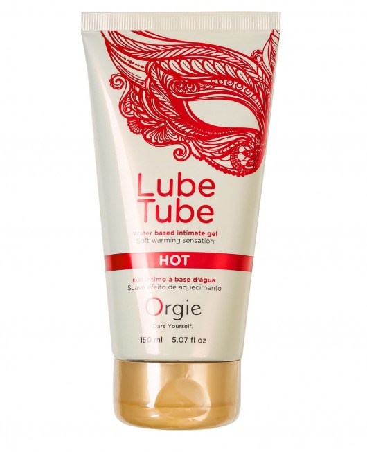 Интимный гель на водной основе Lube Tube Hot с разогревающим эффектом - 150 мл. - ORGIE - купить с доставкой в Новокуйбышевске