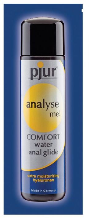 Анальный лубрикант pjur ANALYSE ME Comfort Water Anal Glide - 2 мл. - Pjur - купить с доставкой в Новокуйбышевске