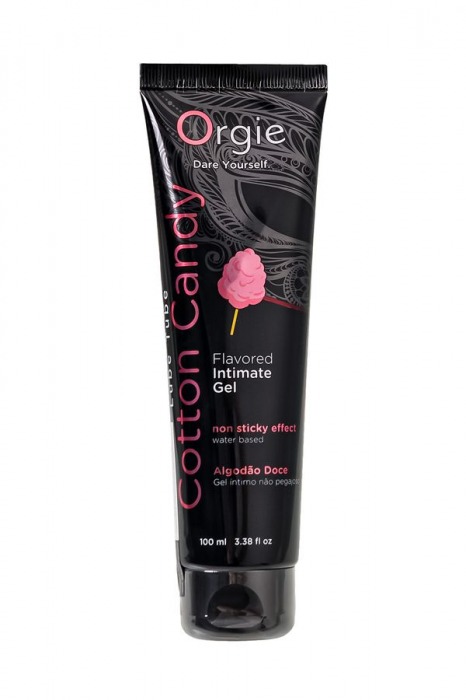 Интимный гель на водной осное Lube Tube Cotton Candy со вкусом сахарной ваты - 100 мл. - ORGIE - купить с доставкой в Новокуйбышевске