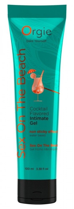 Съедобный интимный гель Orgie Lube Tube Cocktail Sex On The Beach - 100 мл. - ORGIE - купить с доставкой в Новокуйбышевске