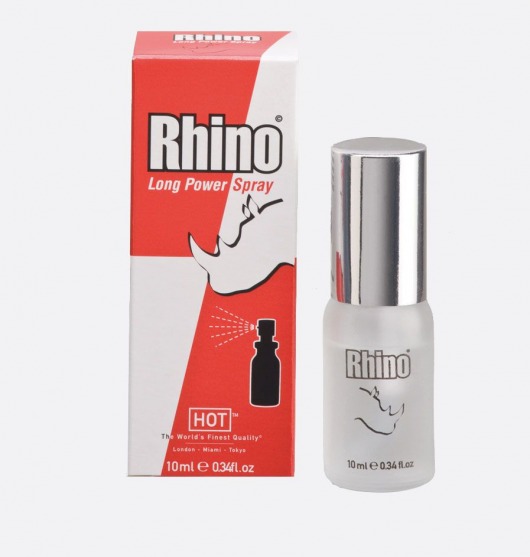 Пролонгирующий спрей для мужчин Rhino - 10 мл. - HOT - купить с доставкой в Новокуйбышевске