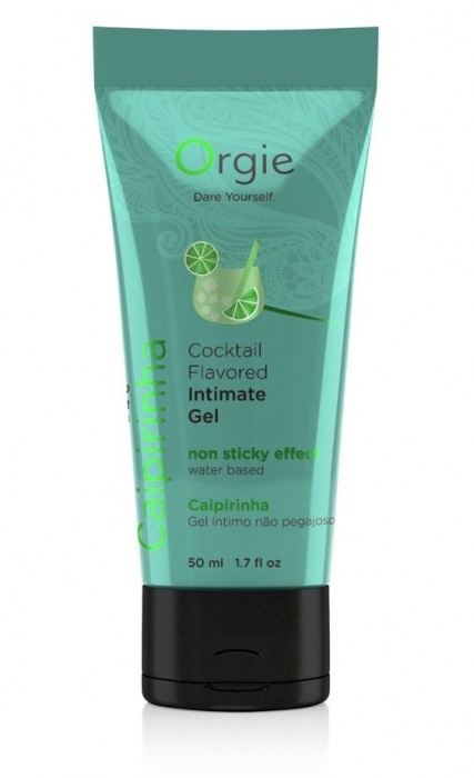 Съедобный интимный гель Orgie Lube Tube Cocktail Caipirinha - 50 мл. - ORGIE - купить с доставкой в Новокуйбышевске
