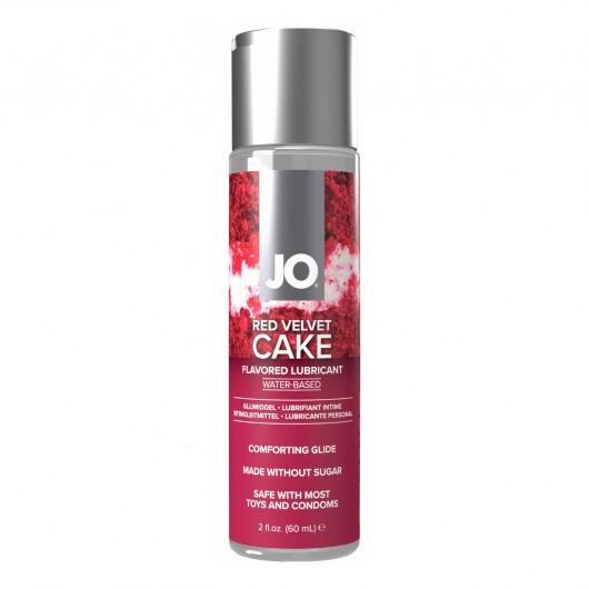 Лубрикант на водной основе JO H2O Red Velvet Cake Flavored Lubricant - 60 мл. - System JO - купить с доставкой в Новокуйбышевске