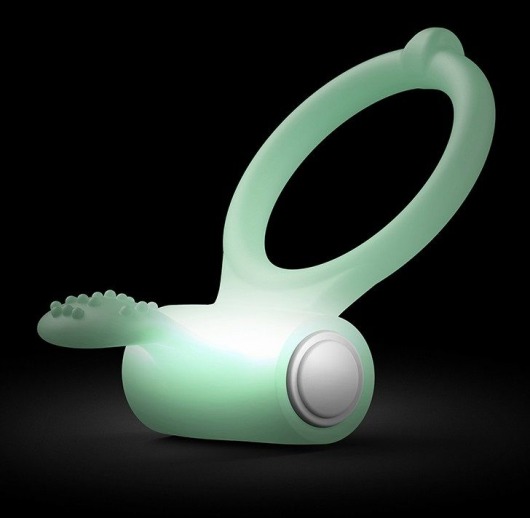 Светящееся в темноте эрекционное виброкольцо Power Clit - Dorcel - в Новокуйбышевске купить с доставкой