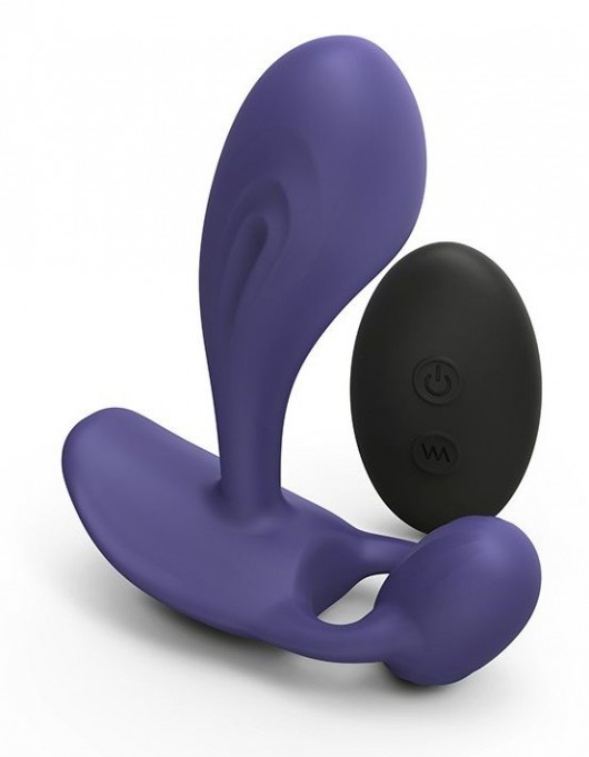 Темно-синий вибромассажер Witty P G Vibrator with Remote Control - Love to Love - в Новокуйбышевске купить с доставкой