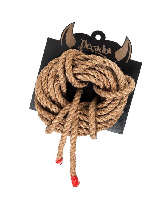 Джутовая веревка для шибари - 5 м. - Pecado - купить с доставкой в Новокуйбышевске