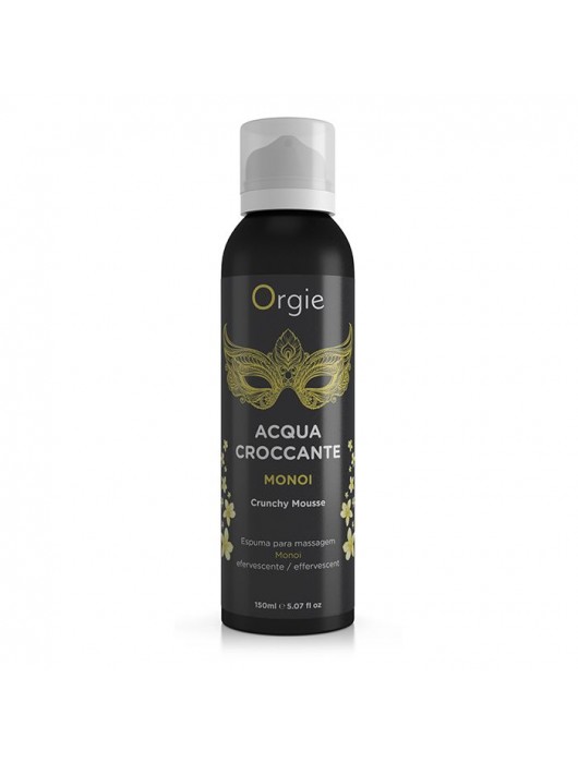 Хрустящая пенка для массажа Orgie Acqua Croccante Monoi с ароматом моной - 150 мл. - ORGIE - купить с доставкой в Новокуйбышевске
