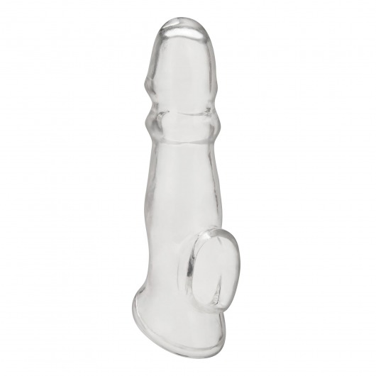 Прозрачная насадка для пениса Girthy Penis Enhancing Sleeve Extension - 17,1 см. - BlueLine - в Новокуйбышевске купить с доставкой