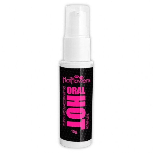 Гель для оральных ласк Oral Hot с согревающим эффектом - 15 гр. - HotFlowers - купить с доставкой в Новокуйбышевске