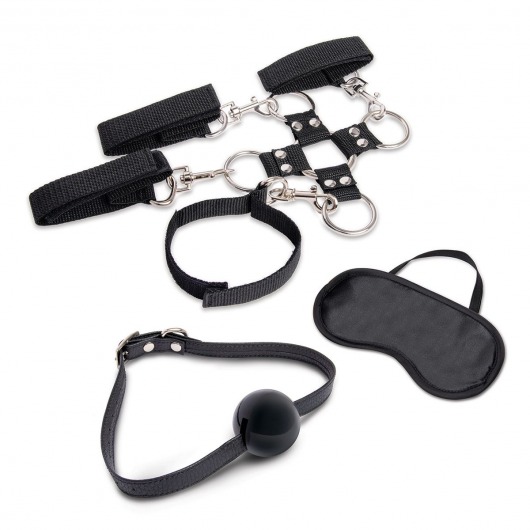 Набор для фиксации из 7 предметов Hogtie   Ball Gag Kit - Lux Fetish - купить с доставкой в Новокуйбышевске