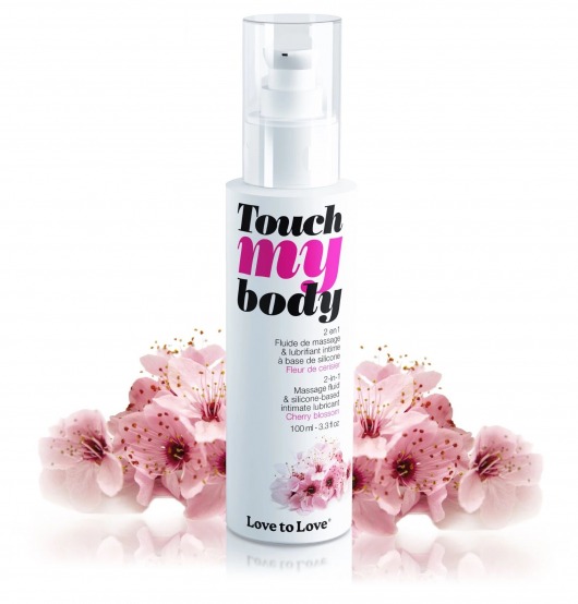 Силиконовый лубрикант 2-в-1 Touch My Body с ароматом вишнёвого цвета - 100 мл. - Love to Love - купить с доставкой в Новокуйбышевске