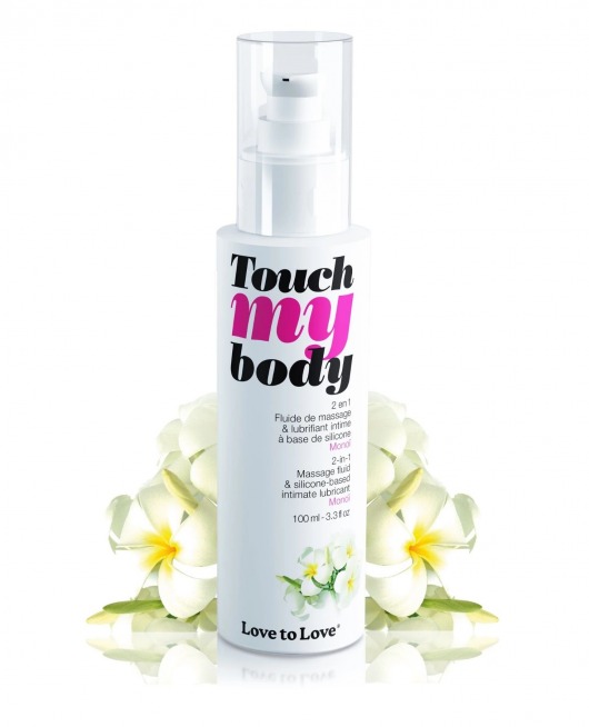 Силиконовый лубрикант 2-в-1 Touch My Body с ароматом моной - 100 мл. - Love to Love - купить с доставкой в Новокуйбышевске