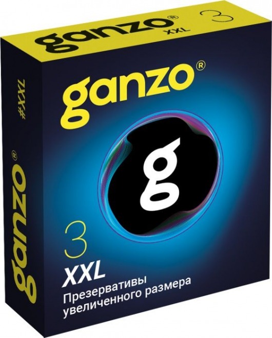 Презервативы увеличенного размера Ganzo XXL - 3 шт. - Ganzo - купить с доставкой в Новокуйбышевске
