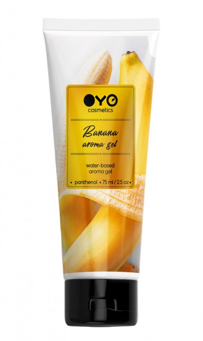 Лубрикант на водной основе OYO Aroma Gel Banana с ароматом банана - 75 мл. - OYO - купить с доставкой в Новокуйбышевске