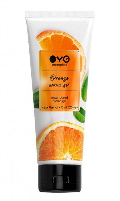 Лубрикант на водной основе OYO Aroma Gel Orange с ароматом апельсина - 75 мл. - OYO - купить с доставкой в Новокуйбышевске