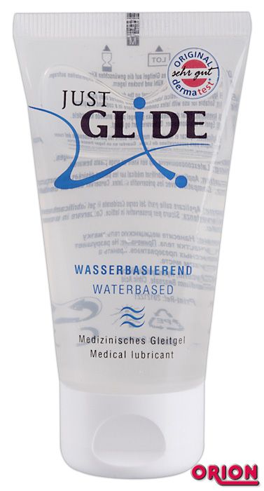 Вагинальная смазка на водной основе JUSTGLIDE - 50 мл. - Orion - купить с доставкой в Новокуйбышевске