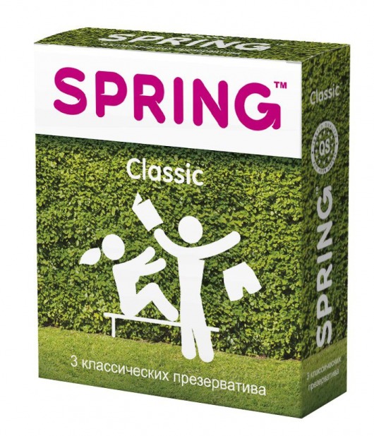 Классические презервативы SPRING CLASSIC - 3 шт. - SPRING - купить с доставкой в Новокуйбышевске