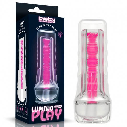 Светящийся в темноте мастурбатор 8.5 Lumino Play Masturbator - Lovetoy - в Новокуйбышевске купить с доставкой