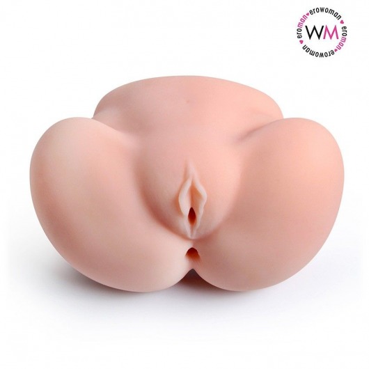 Реалистичный мастурбатор с двумя функциональными отверстиями - Erowoman-Eroman - в Новокуйбышевске купить с доставкой
