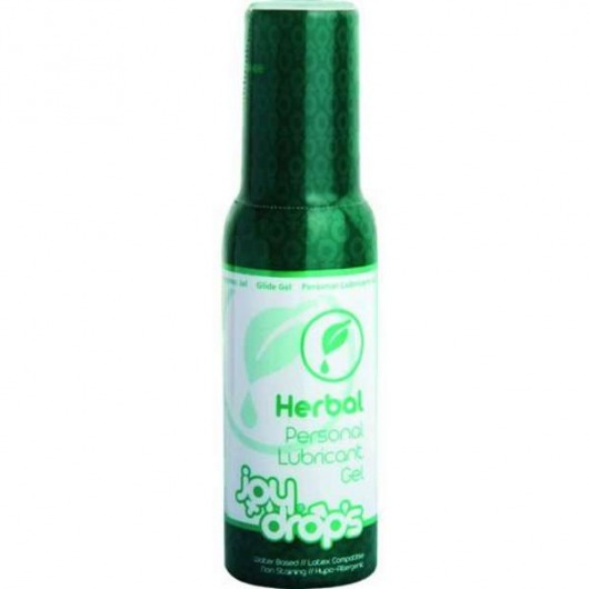 Смазка на водной основе JoyDrops Herbal - 100 мл. - JoyDrops - купить с доставкой в Новокуйбышевске