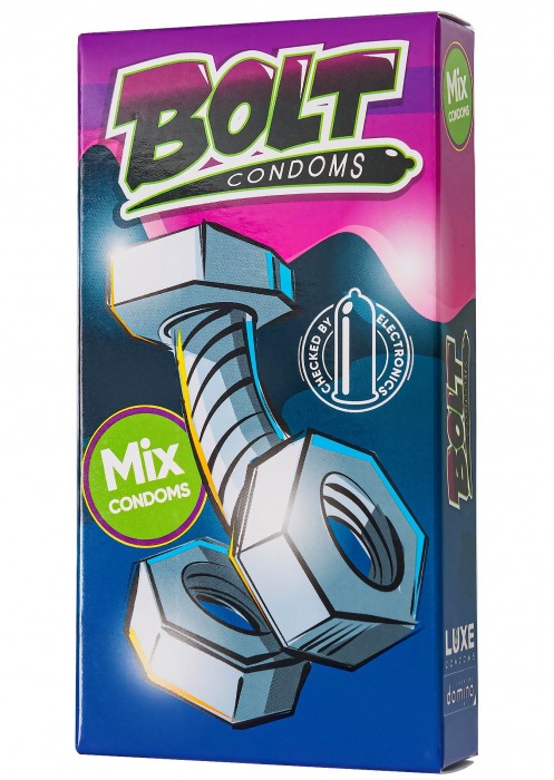 Набор презервативов Bolt Condoms - Luxe - купить с доставкой в Новокуйбышевске