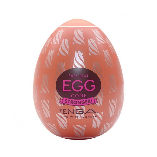 Мастурбатор-яйцо Tenga Egg Cone - Tenga - в Новокуйбышевске купить с доставкой