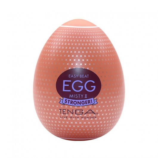 Мастурбатор-яйцо Tenga Egg Misty II - Tenga - в Новокуйбышевске купить с доставкой