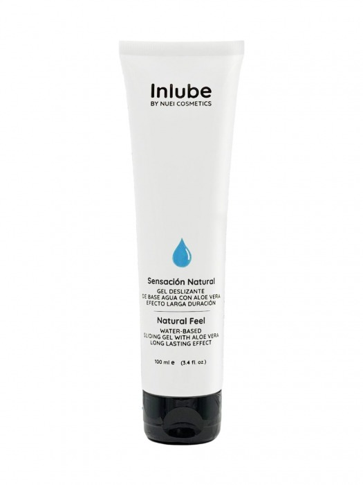 Интимный лубрикант с алоэ вера Inlube Natural Feel - 100 мл. - Nuei cosmetics - купить с доставкой в Новокуйбышевске