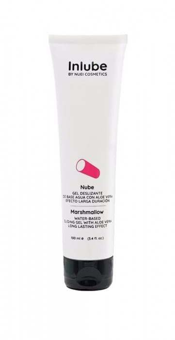 Лубрикант на водной основе Nuei Inlube с алоэ вера и ароматом маршмеллоу -100 мл. - Nuei cosmetics - купить с доставкой в Новокуйбышевске
