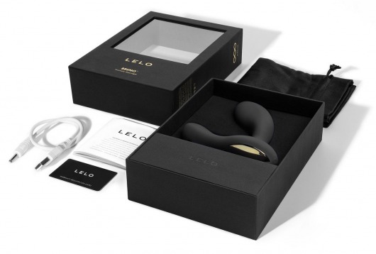 Чёрный перезаряжаемый стимулятор простаты Bruno Black - Lelo - в Новокуйбышевске купить с доставкой