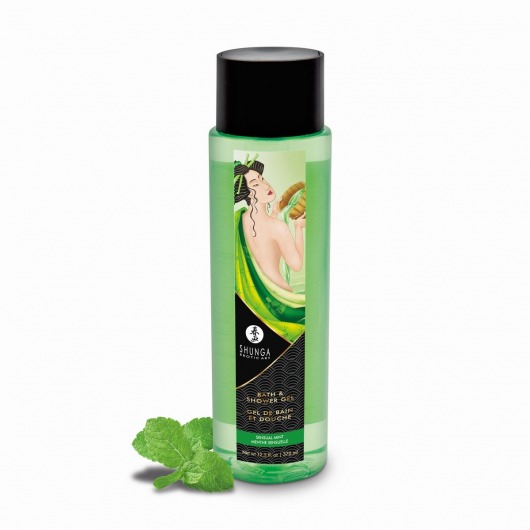 Гель для душа Sensual Mint с ароматом мяты - 370 мл. -  - Магазин феромонов в Новокуйбышевске